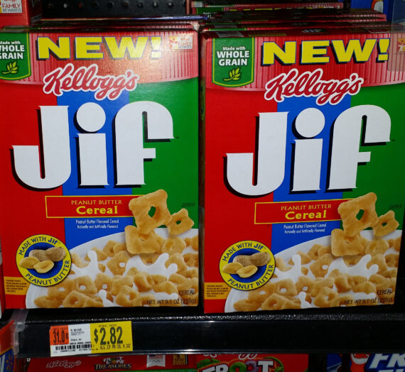 Kellogg’s Jif Cereal Just $2.12 at Walmart!