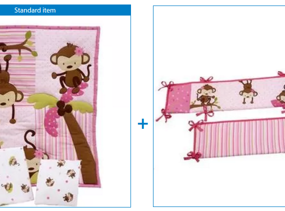 NoJo – 3 Little Monkeys 3pc Portable Crib Bedding Set Just $36 Down From $45 At Walmart!