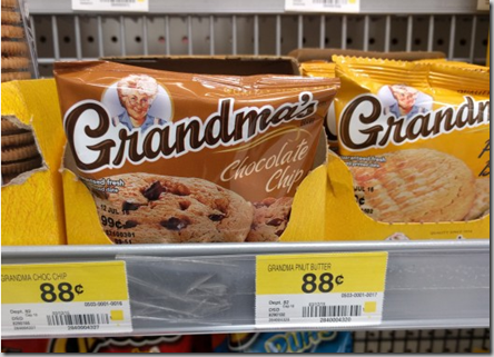 FREE Grandma’s Cookies with Overage at Walmart!