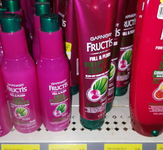Garnier Fructis Voluptuous Blow Out Blow Dry Treatment is just $0.96 at Walmart!