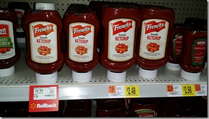FREE French’s Mustard and Ketchup with Overage at Walmart!