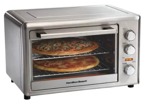Hamilton Beach Large Capacity Stainless Steel Counter Top Oven Just $75 Down From $100 At Walmart!