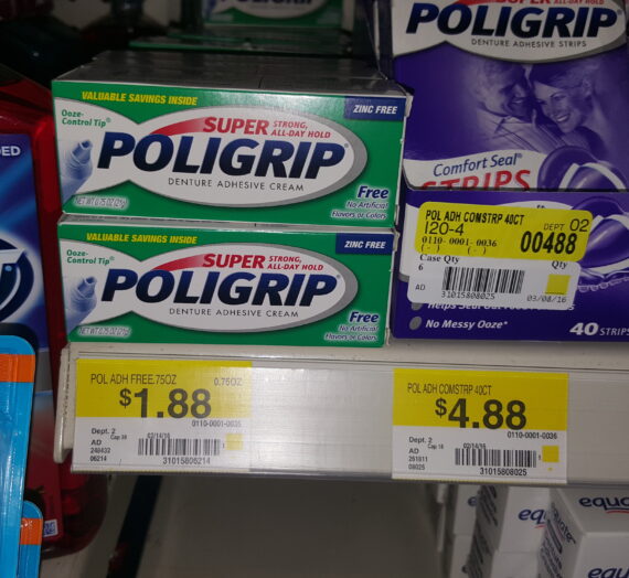 FREE Super Poligrip At Walmart!