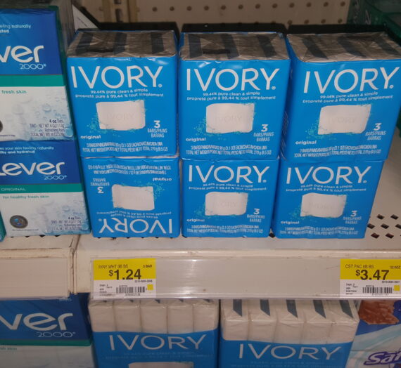 Ivory 3-Bar Pack Soap Just $0.99 At Walmart!