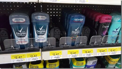 FREE Degree Deodorant with Overage at Walmart!