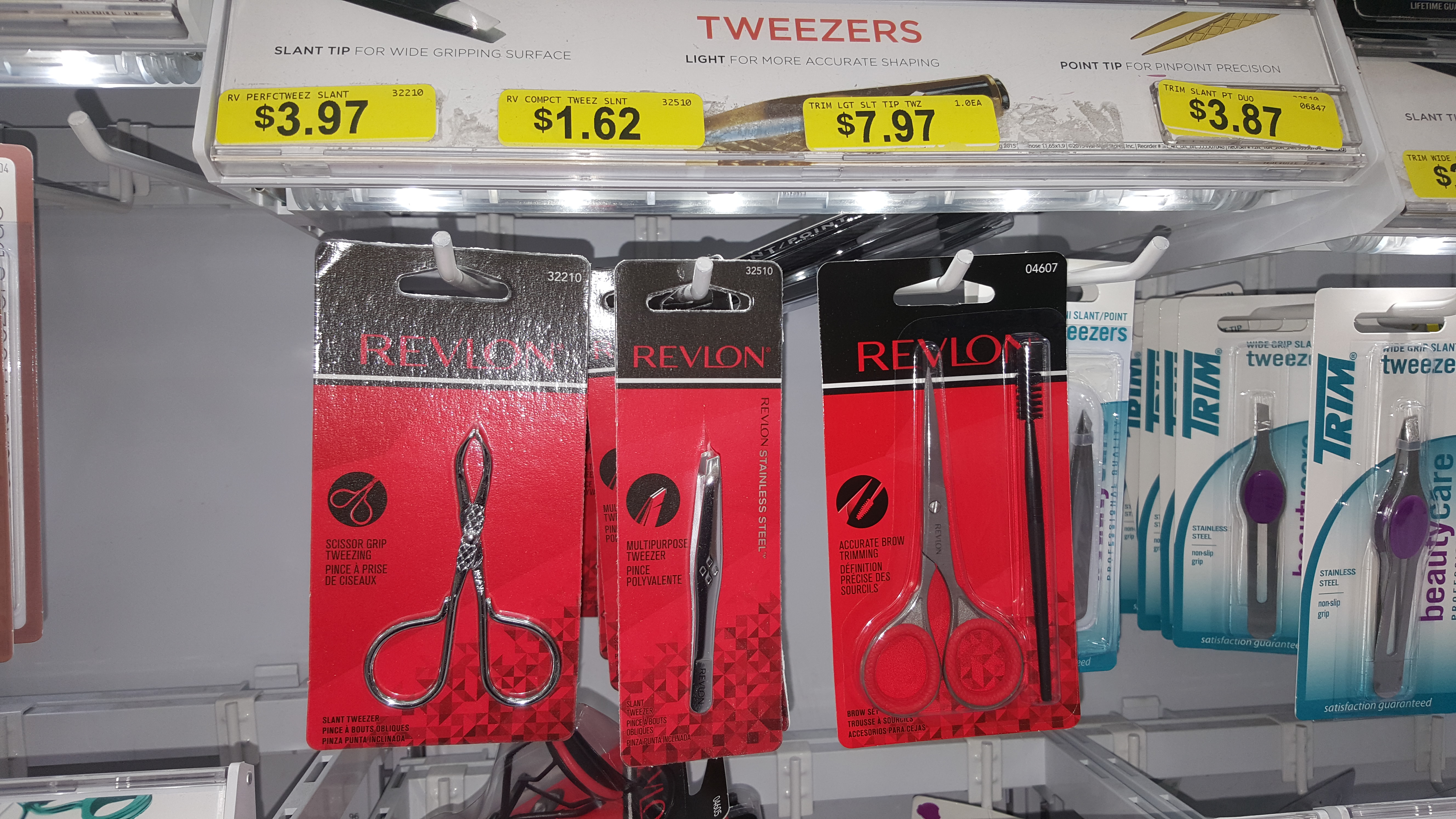 FREE Revlon Tweezers Plus $0.38 Overage At Walmart!