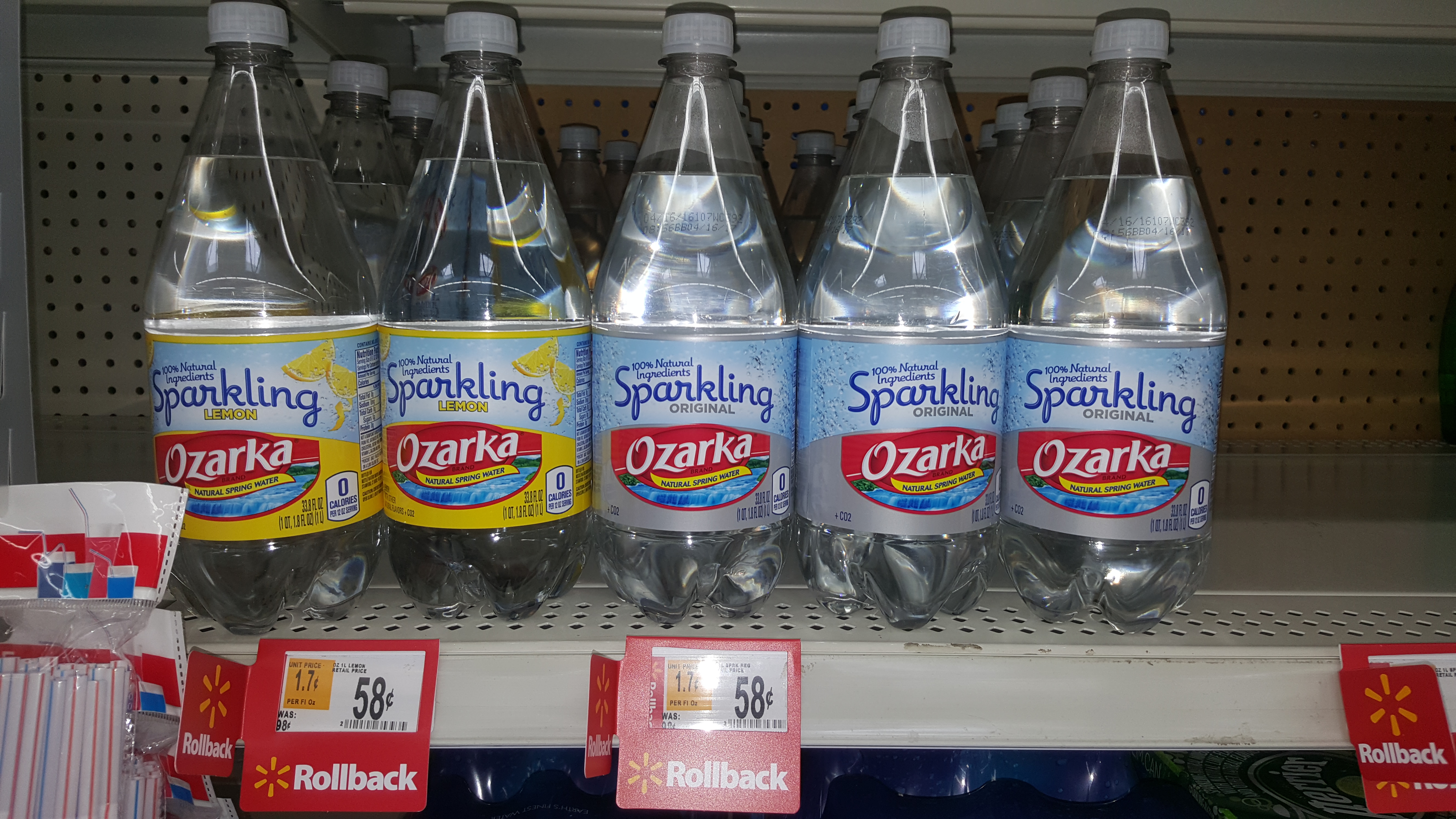 Ozarka Sparkling Natural Spring Water Just $0.33 At Walmart!