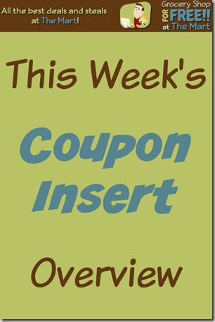 5/15 Coupon Insert Overview!