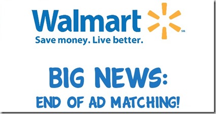 Walmart Announces the End of Ad Matching in 500 Stores Nationwide!