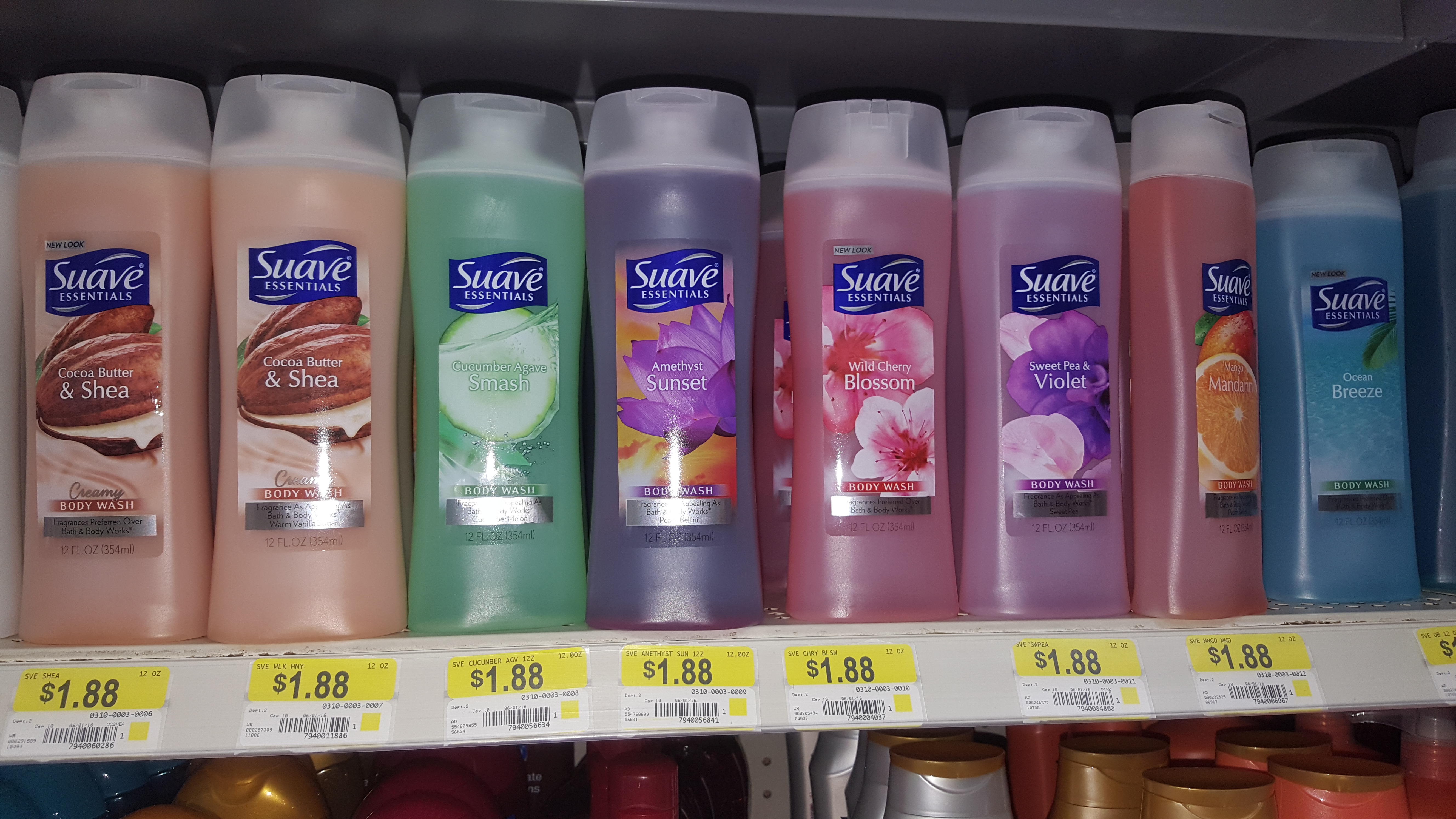 Suave Essentials Body Wash Just $0.94 At Walmart!
