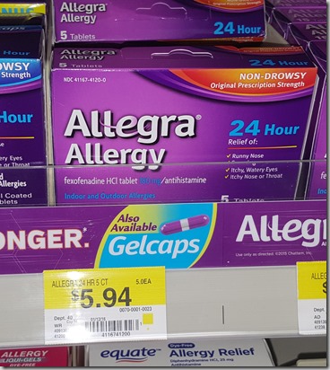 FREE Allegra Allergy with Overage at Walmart!