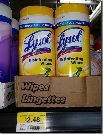 Lysol Wipes Just $1.98 at Walmart!