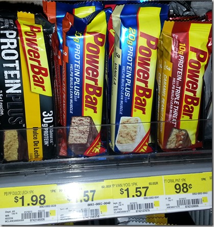 PowerBars Just $.36 Each at Walmart!