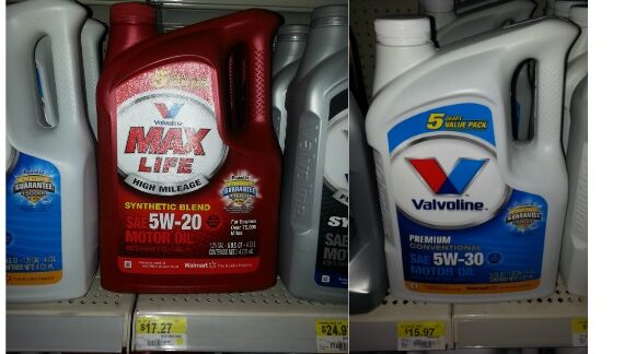 Save $6.50 On Valvoline 5 Qt Bottles at Walmart!