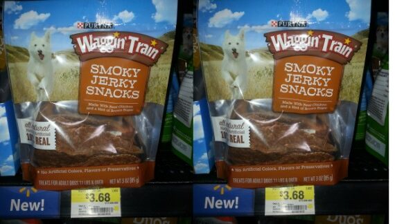 New High Dollar Coupon for Waggin Train Dog Treats And Walmart Matchup!