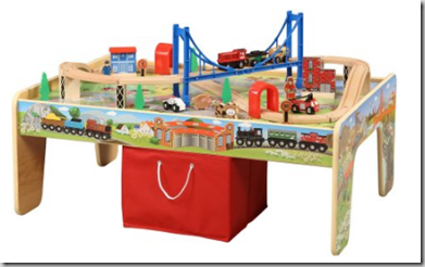 50-Piece Train Set with 2-in-1 Activity Table on Rollback for $37 at Walmart, Down From $59!