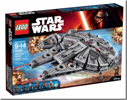 LEGO Star Wars Millennium Falcon for $119, Normally $149.99!