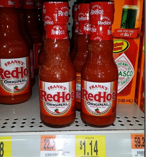 Frank’s RedHot Sauce Just $1.53 At Walmart!