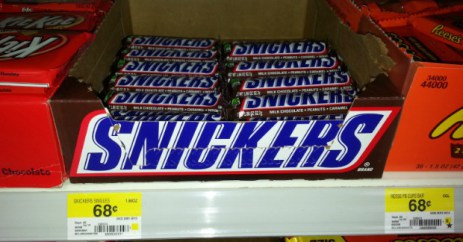 Snickers Just $0.34 At Walmart!