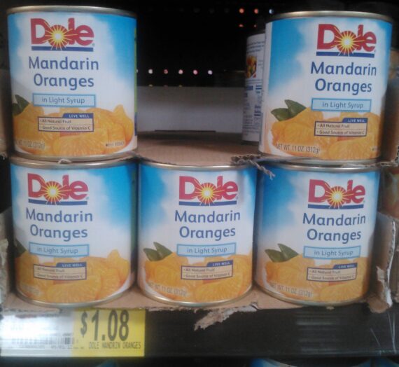 Dole Mandarin Oranges Just $0.81 At Walmart!