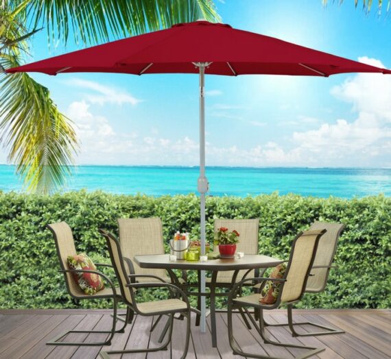9′ Patio Umbrella Just $39.99! Down From $120! PLUS FREE Shipping!