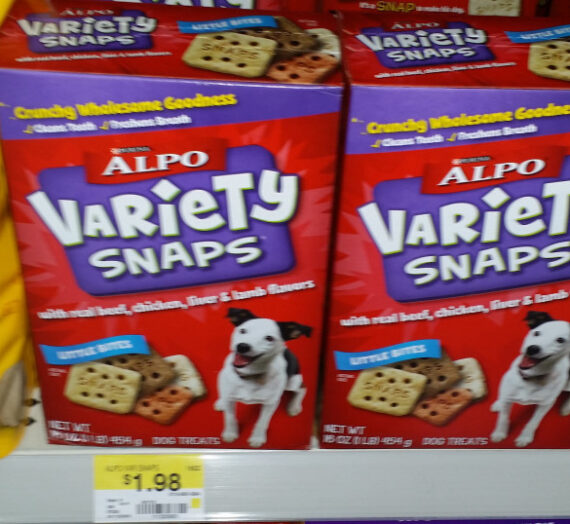 Alpo Variety Snaps Just $.98 at Walmart!
