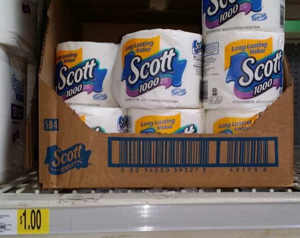 Scott 1000 Single Rolls Just $.91 at Walmart!