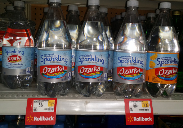 Ozarka Brand Sparkling Natural Spring Water Just $.33 at Walmart!