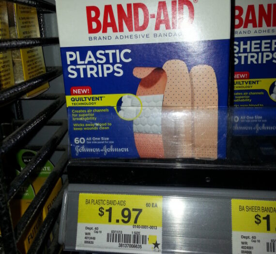 Band-Aid First Aid Products as low as $1.22 at Walmart!