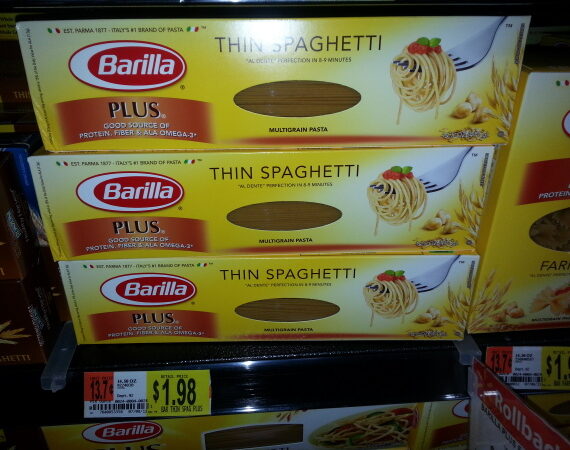 Barilla PLUS Pasta as low as $0.98 at Walmart!