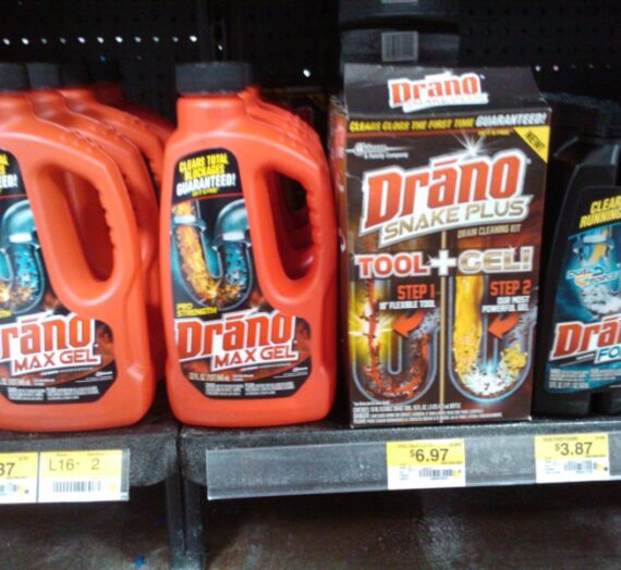 Drano Products as low as $3.32 at Walmart!