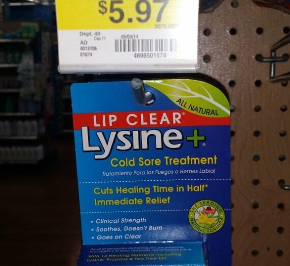 Lip Clear Lysine + Cold Sore Treatment for $3.97 at Walmart!
