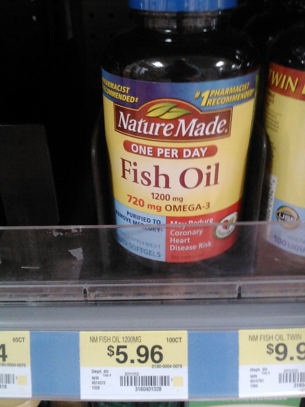 Nature Made Fish Oil Only $4.96 at Walmart!