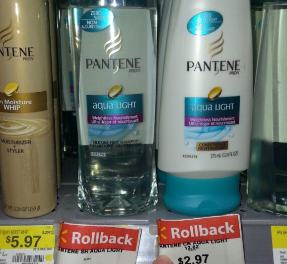 Pantene Products as low as $1.97 at Walmart!