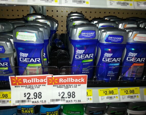 FREE Speed Stick Gear Deodorant with Overage at Walmart!