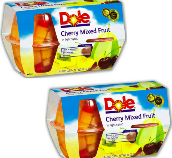 Dole 4-Pack Fruit Bowls Just $0.84 At Walmart!