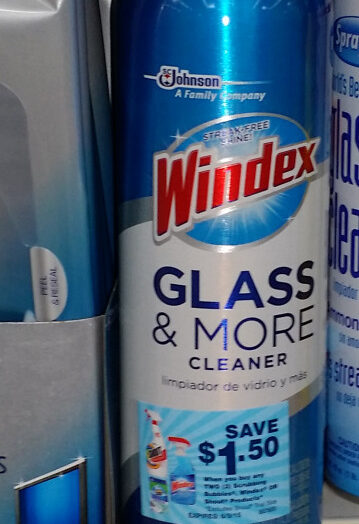 Windex Aerosol Glass Cleaner Just $2.97 at Walmart!