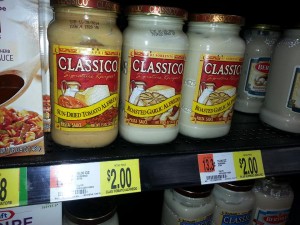 Classico Pasta Sauce for $1.50 at Walmart!