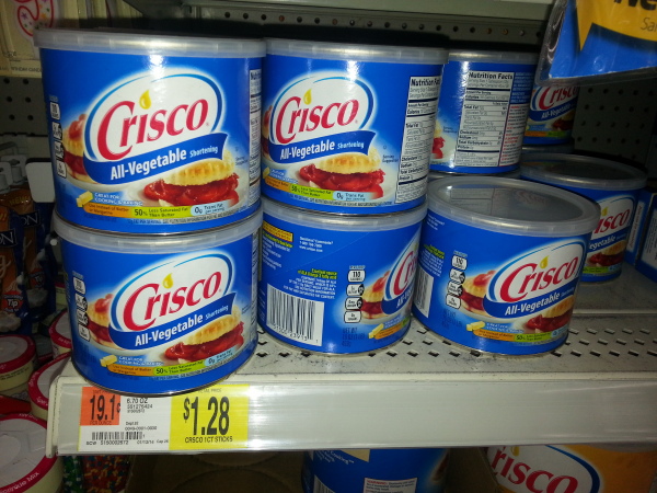 Crisco Shortening as low as $1.03 at Walmart!