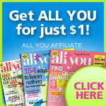 Last Day: All You Magazine just $1 a Month!