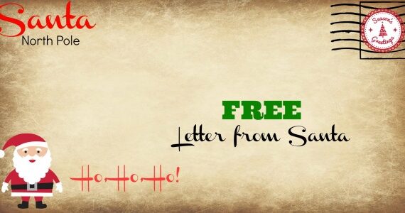 How to Get a FREE Letter From Santa!