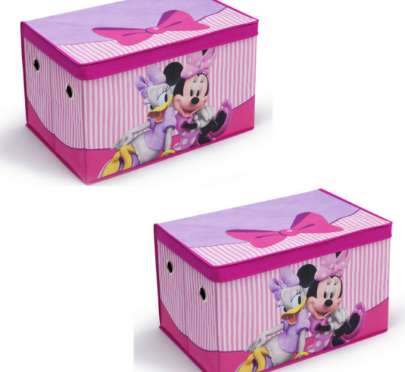 Minnie Mouse Fabric Toy Box  Just $6.99! Down From $15!