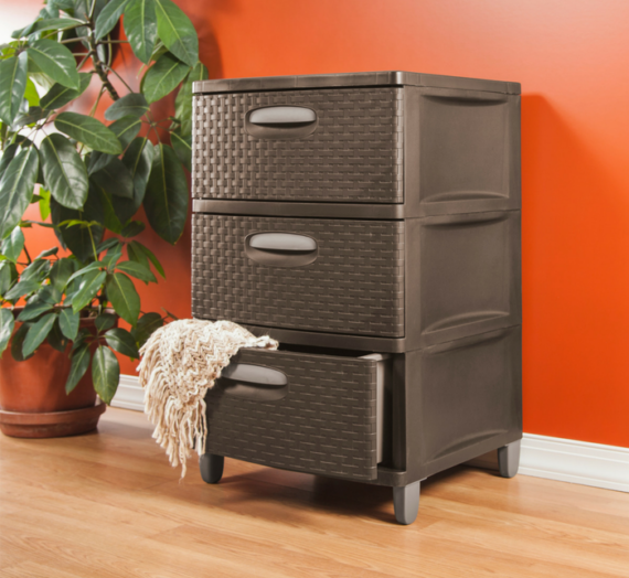 Sterilite Weave 3 Drawer Storage Unit Just $28.09! Down From $40!