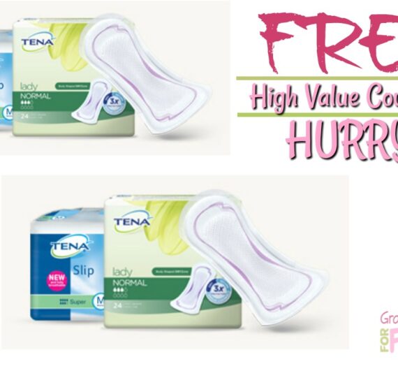 FREE TENA Products Up To $14!