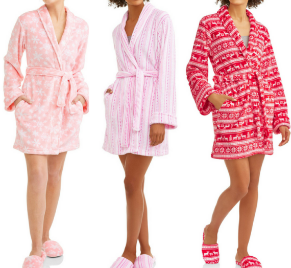 Sleepwear Robe & Slipper Sets Just $6! Down From $20!