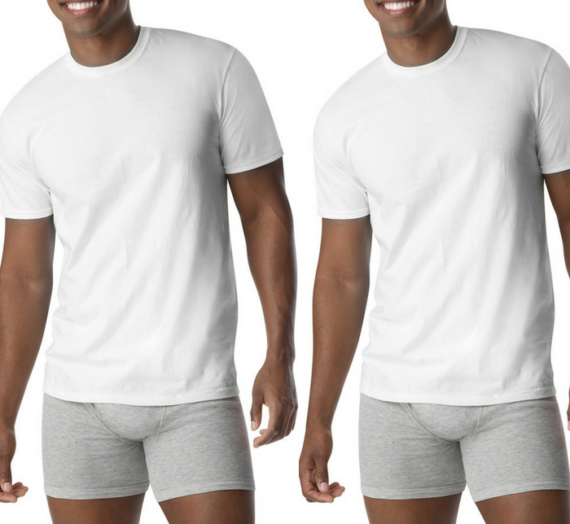Hanes Men’s T-Shirt 12-Pack Just $16!