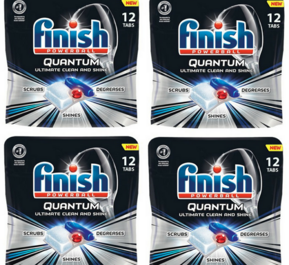 Finish Quantum Dishwasher Tabs Just $0.47 At Walmart!