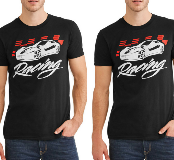 Men’s Racing Flag T-Shirt Just $4! Down From $7.50!