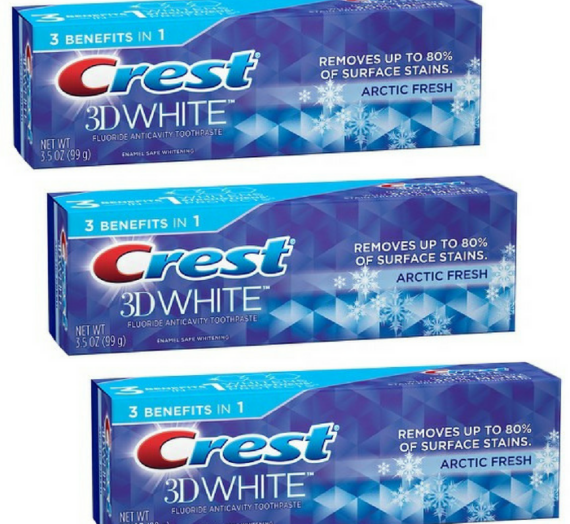Crest 3D White Arctic Fresh Toothpaste Just $0.78 At Walmart!