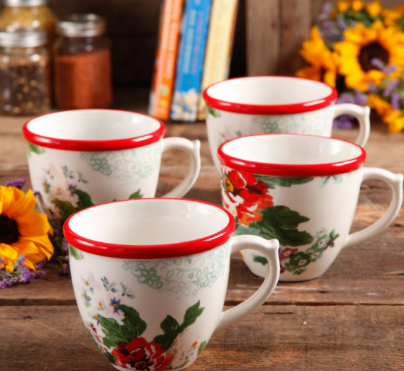 Coffee Cups 4-Piece Set Just $7.94! Down From $16!